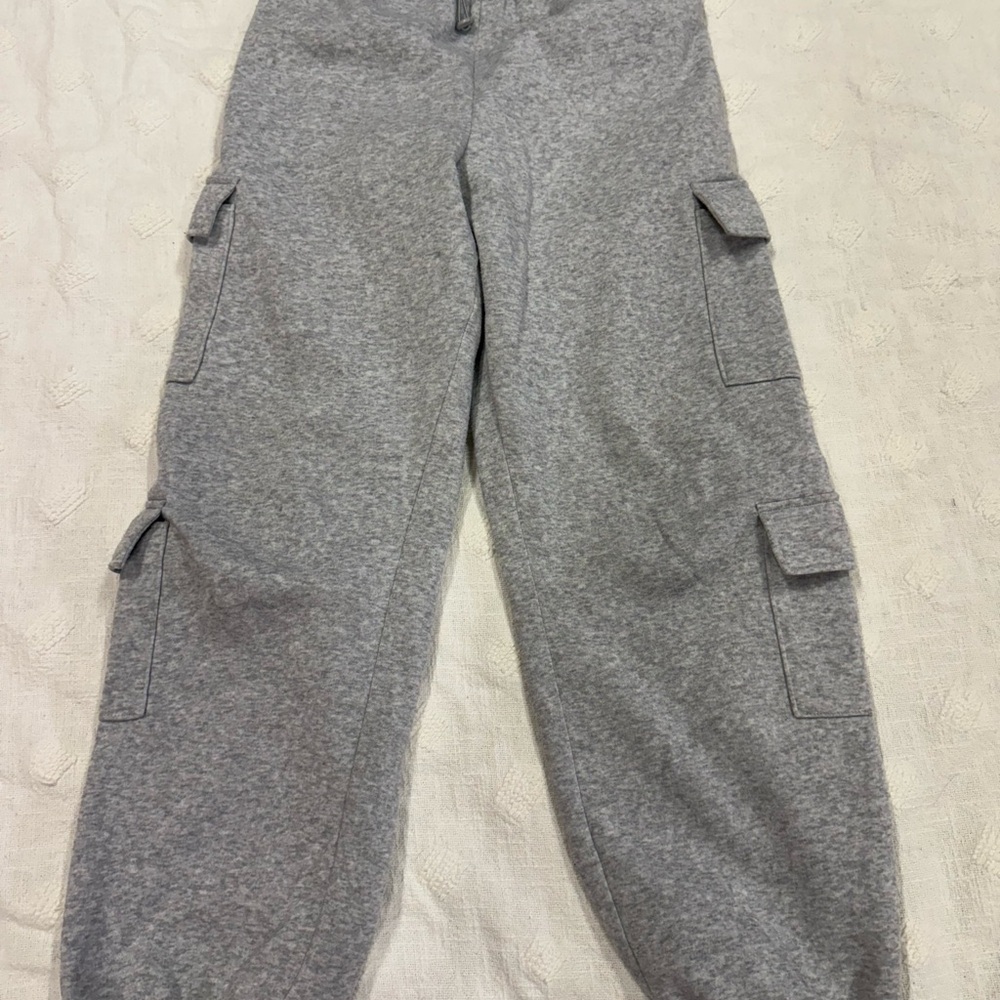 Women’s Cargo Joggers Gray M
